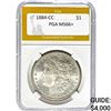 1884-CC Morgan Dollar PGA MS66+