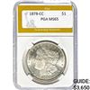 Image 1 : 1878-CC Morgan Dollar PGA MS65