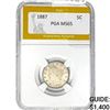 1887 Liberty Head Nickel PGA MS65