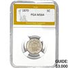 Image 1 : 1870 Shield Nickel PGA MS64