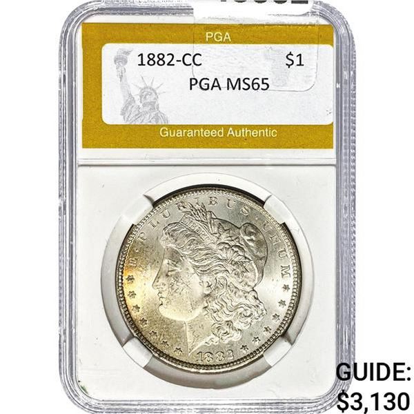 1882-CC Morgan Dollar PGA MS65