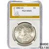 1882-CC Morgan Silver Dollar PGA MS65