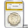 Image 1 : 1921 Peace Dollar PGA MS64