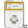 Image 1 : 1913 Barber Dime PGA MS64