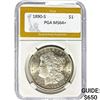 1890-S Morgan Dollar PGA MS64+