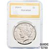 1924-S Peace Dollar PGA MS64