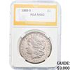 1883-S Morgan Dollar PGA MS62