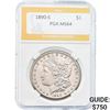 Image 1 : 1890-S Morgan Dollar PGA MS64