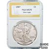 1987 $1 Silver Eagle PGA MS70