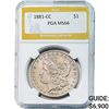 Image 1 : 1881-CC Morgan Dollar PGA MS66