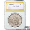 Image 1 : 1883-CC Morgan Silver Dollar PGA MS65