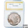Image 1 : 1892-CC Morgan Dollar PGA MS63