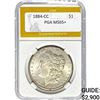 Image 1 : 1884-CC Morgan Dollar PGA MS65+