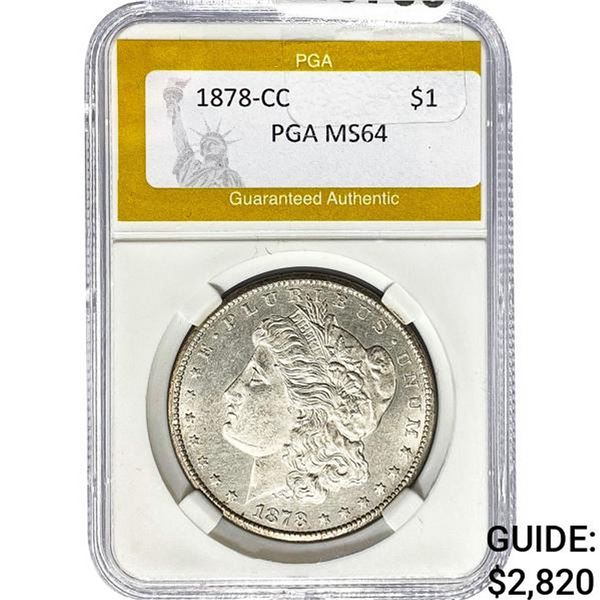1878-CC Morgan Dollar PGA MS64
