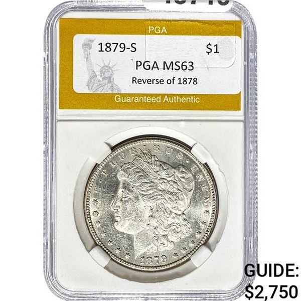 1879-S Morgan Dollar PGA MS63