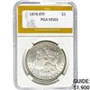 Image 1 : 1878 8TF Morgan Dollar PGA MS65