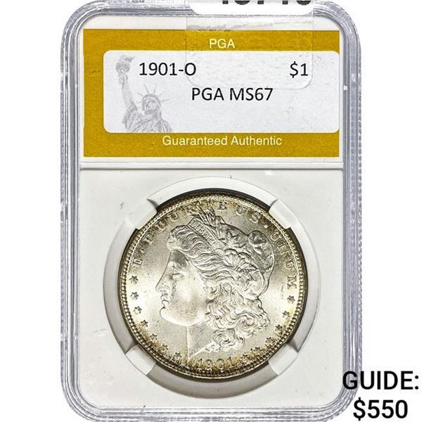 1901-O Morgan Dollar PGA MS67