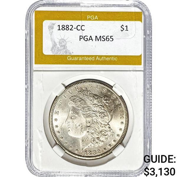 1882-CC Morgan Dollar PGA MS65