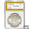 Image 1 : 1882-CC Morgan Dollar PGA MS64