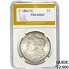 Image 1 : 1882-CC Morgan Dollar PGA MS64