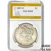 1897-O Morgan Dollar PGA MS64