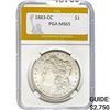 Image 1 : 1883-CC Morgan Dollar PGA MS65