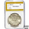 1891-S Morgan Dollar PGA MS62+