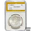 1880-S Morgan Silver Dollar PGA MS64+