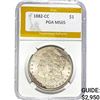 Image 1 : 1882-CC Morgan Silver Dollar PGA MS65