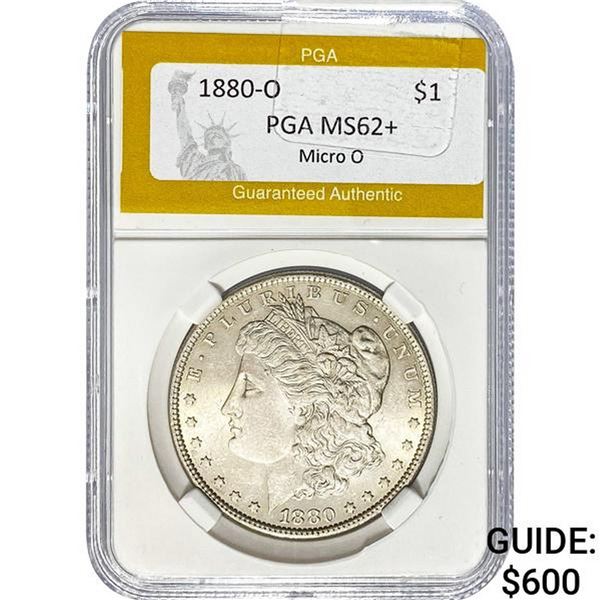 1880-O Morgan Dollar PGA MS62+