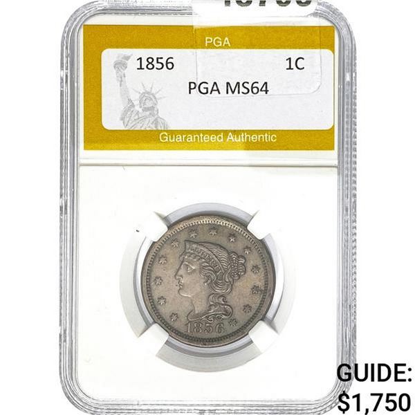 1856 1C PGA MS64