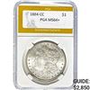 1884-CC Morgan Dollar PGA MS64+