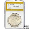 Image 1 : 1927-D Peace Dollar PGA MS65