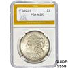 Image 1 : 1921-S Morgan Dollar PGA MS65