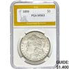 1899 Morgan Silver Dollar PGA MS63