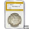 Image 1 : 1902-S Morgan Silver Dollar PGA MS62+ PL