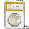 1897-O Morgan Dollar PGA MS62