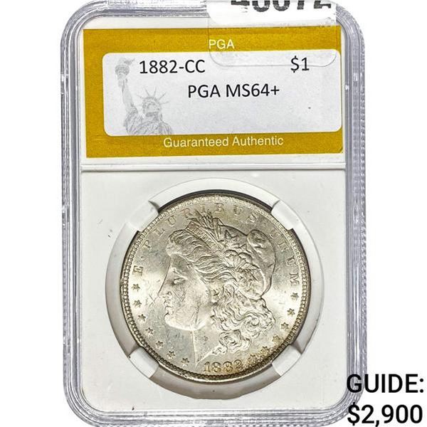 1882-CC Morgan Dollar PGA MS64+