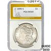 1890-S Morgan Dollar PGA MS64