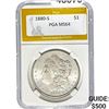 1880-S Morgan Dollar PGA MS64