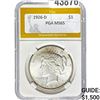 1926-D Peace Dollar PGA MS65