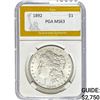 1892 Morgan Silver Dollar PGA MS63