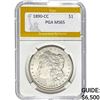 1890-CC Morgan Dollar PGA MS65