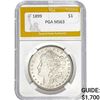 Image 1 : 1899 Morgan Silver Dollar PGA MS63