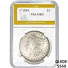 1884 Morgan Silver Dollar PGA MS67