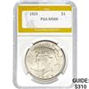 1925 Peace Dollar PGA MS66