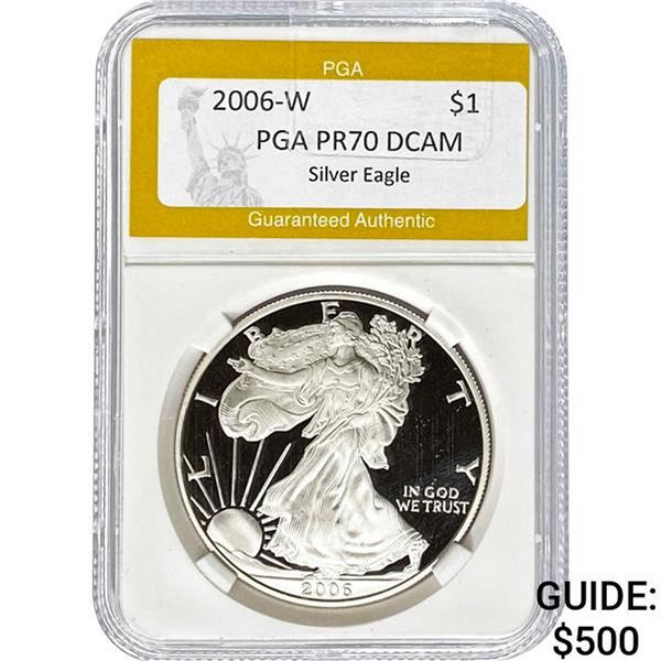 2006-W Silver Eagle PGA PR70 DCAM