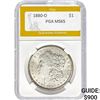 1880-O Morgan Dollar PGA MS65