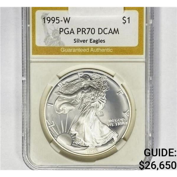 1995-W American Silver Eagle PGA PR70DCAM
