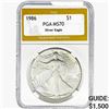 1986 American Silver Eagle PGA MS70